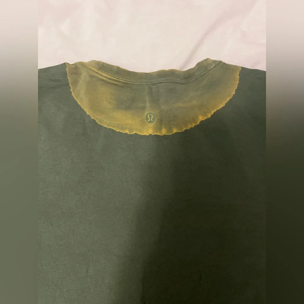 2 Flawed Lululemon T-Shirts Love Shirt All Yours Shirt Logo Green Yellow
